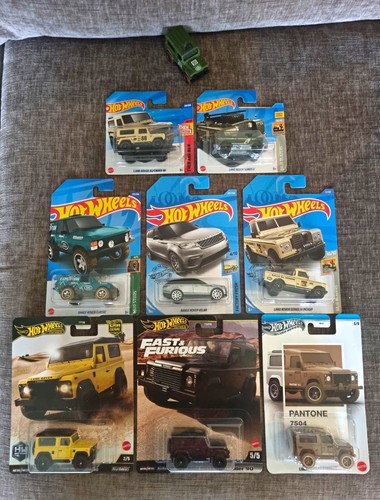 Hot wheels land - rover, bundle